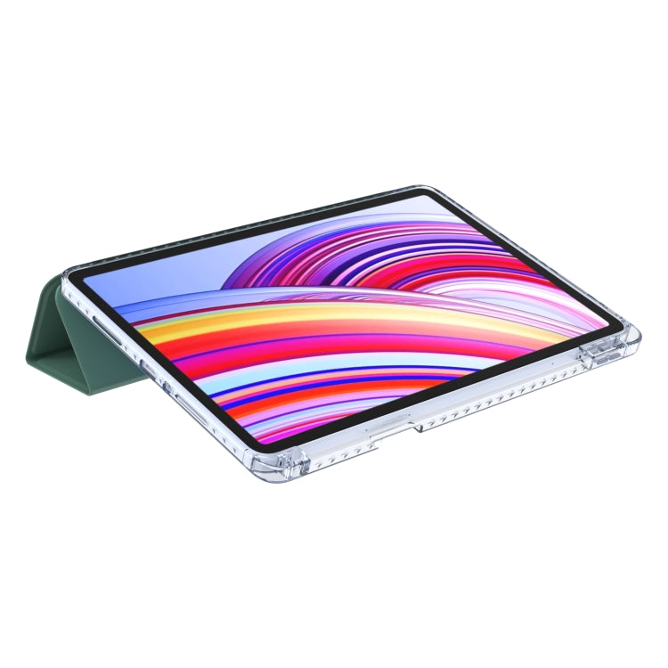 For Xiaomi Redmi Pad Pro 12.1 Clear Acrylic Deformation Leather Tablet Case