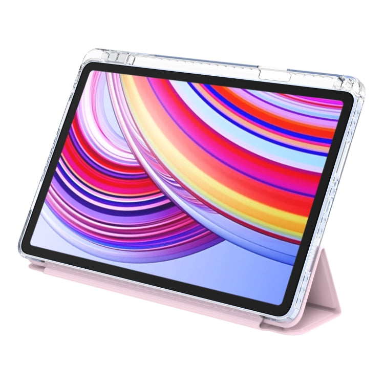 For Xiaomi Redmi Pad Pro 12.1 Clear Acrylic Deformation Leather Tablet Case