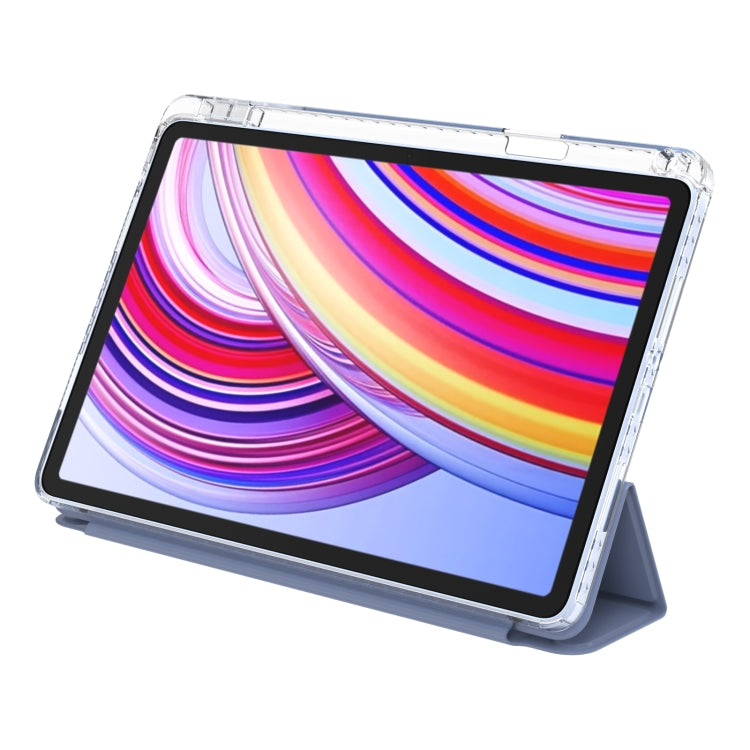 For Xiaomi Redmi Pad Pro 12.1 Clear Acrylic Deformation Leather Tablet Case