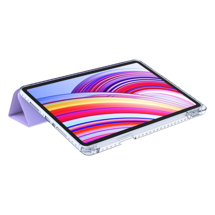 For Xiaomi Redmi Pad Pro 12.1 Clear Acrylic Deformation Leather Tablet Case