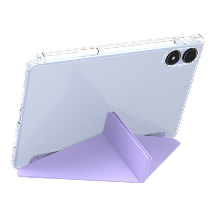 For Xiaomi Redmi Pad Pro 12.1 Clear Acrylic Deformation Leather Tablet Case