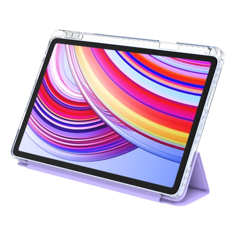 For Xiaomi Redmi Pad Pro 12.1 Clear Acrylic Deformation Leather Tablet Case