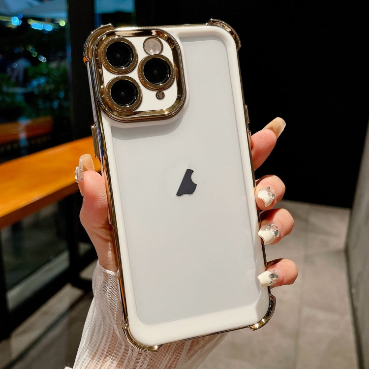 For iPhone 11 Pro Dual-color Plating Space PC Hybrid TPU Phone Case