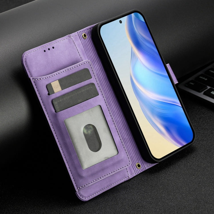 For Galaxy S25 5G Multi-Card Slots Zipper Wallet Leather Phone Case