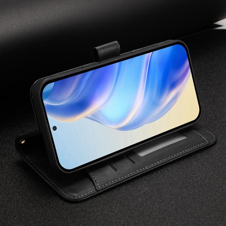 For Galaxy S26 Edge 5G Multi-Card Slots Zipper Wallet Leather Phone Case
