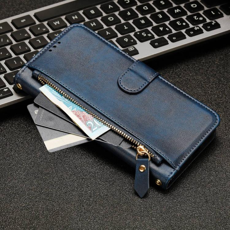 For Galaxy S26 Edge 5G Multi-Card Slots Zipper Wallet Leather Phone Case