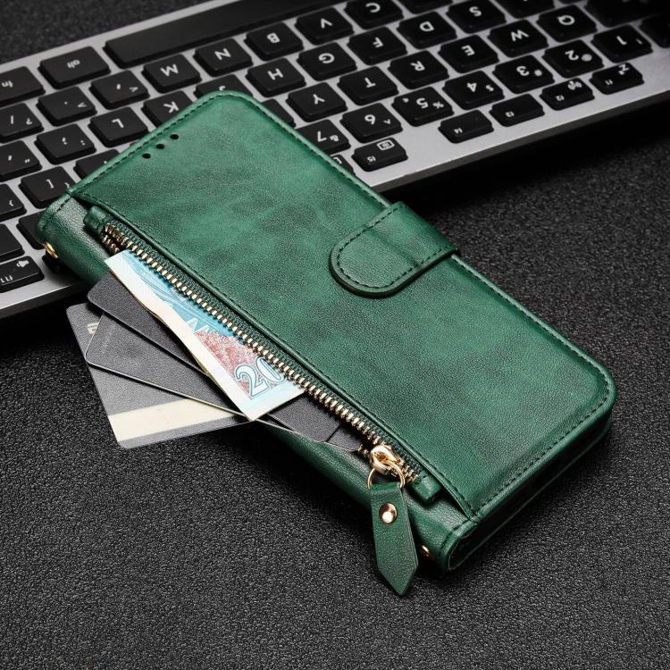 For Galaxy S26 Edge 5G Multi-Card Slots Zipper Wallet Leather Phone Case