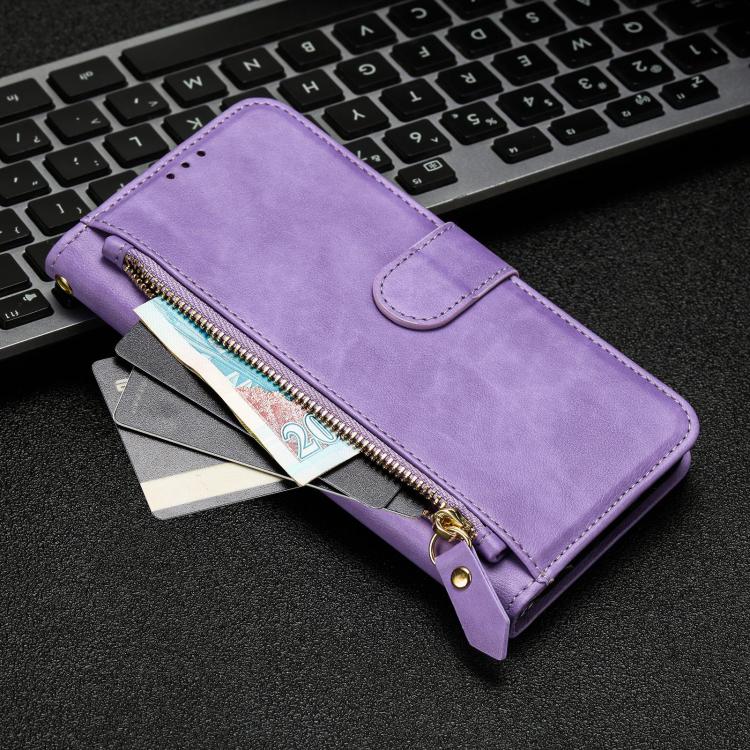 For Galaxy S26 Ultra 5G Multi-Card Slots Zipper Wallet Leather Phone Case