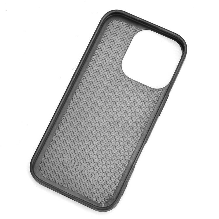 For iPhone 16 Pro Max Wristband Leather Back Phone Case