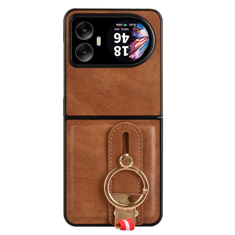 For Blackview Hero 10 Wristband Leather Back Phone Case