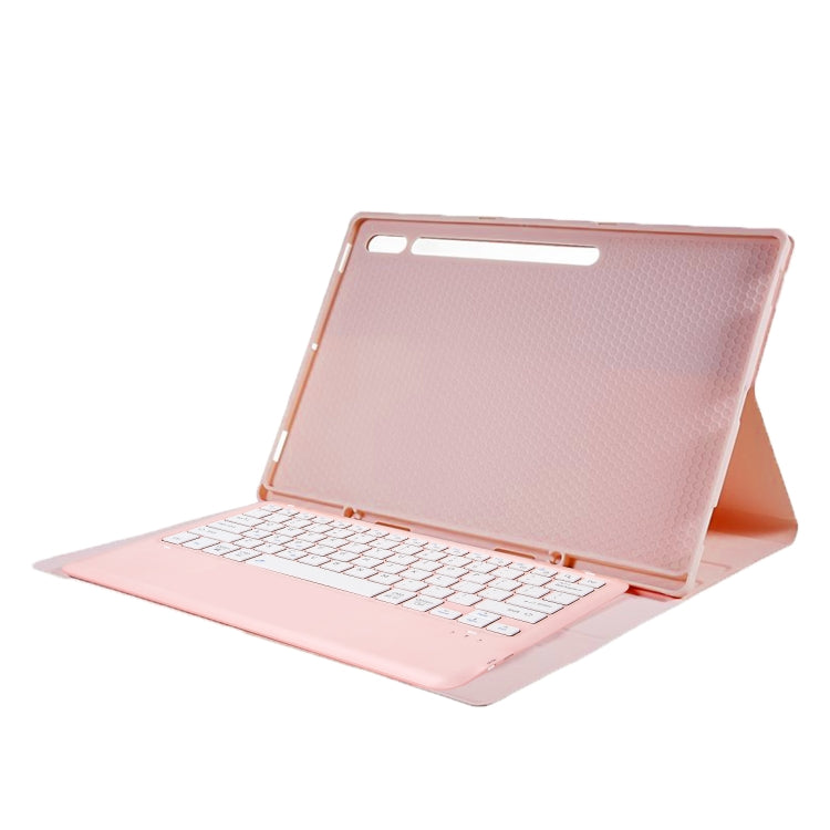For Samsung Galaxy Tab S10 Ultra A910B Pen Slot Detachable Bluetooth Keyboard Leather Tablet Case