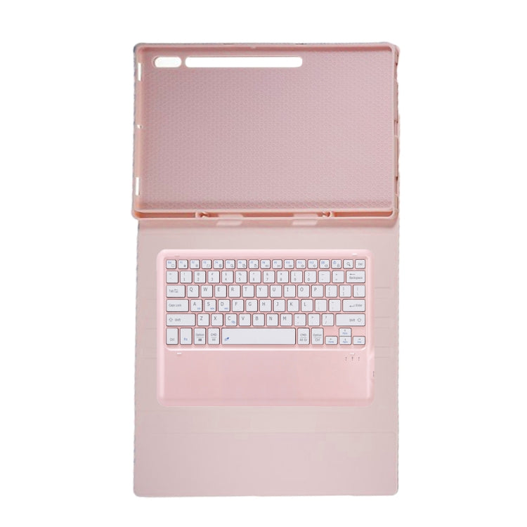 For Samsung Galaxy Tab S10 Ultra A910B Pen Slot Detachable Bluetooth Keyboard Leather Tablet Case