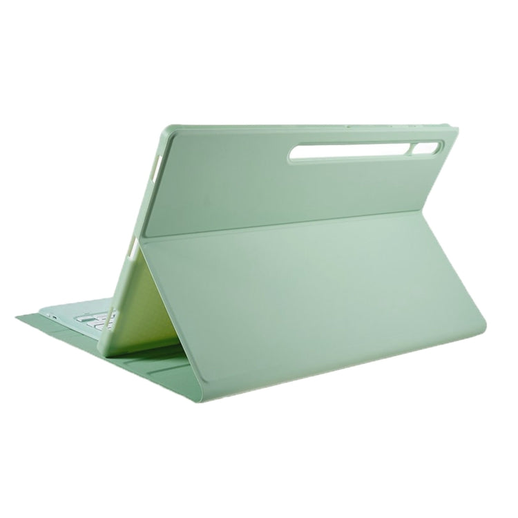 For Samsung Galaxy Tab S10 Ultra A910B Pen Slot Detachable Bluetooth Keyboard Leather Tablet Case