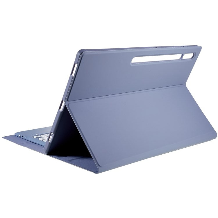 For Samsung Galaxy Tab S10 Ultra A910B Pen Slot Detachable Bluetooth Keyboard Leather Tablet Case