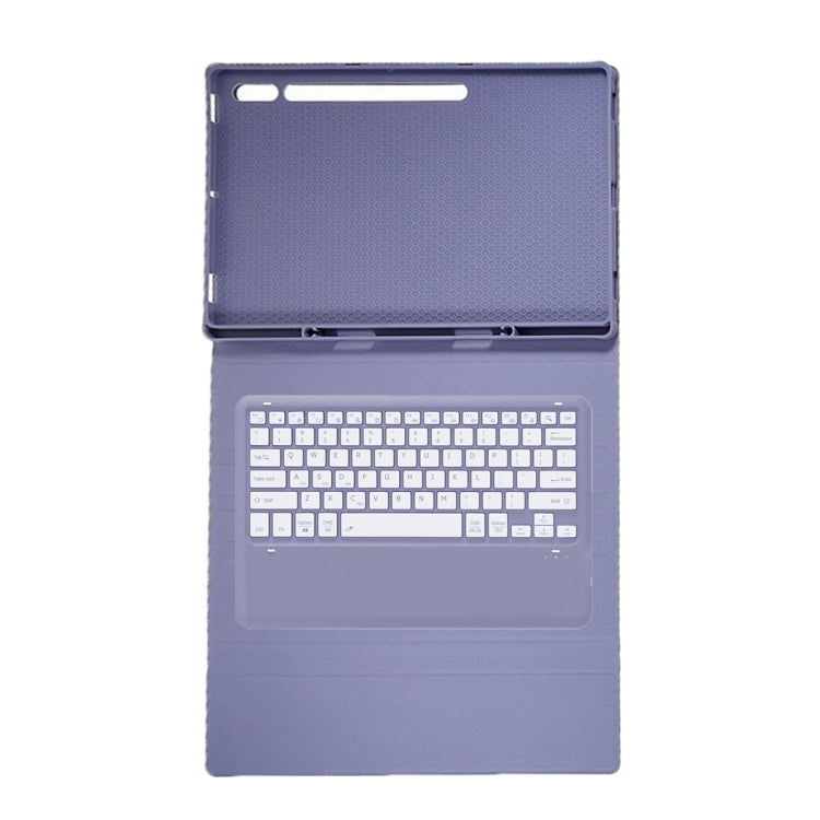For Samsung Galaxy Tab S10 Ultra A910B Pen Slot Detachable Bluetooth Keyboard Leather Tablet Case