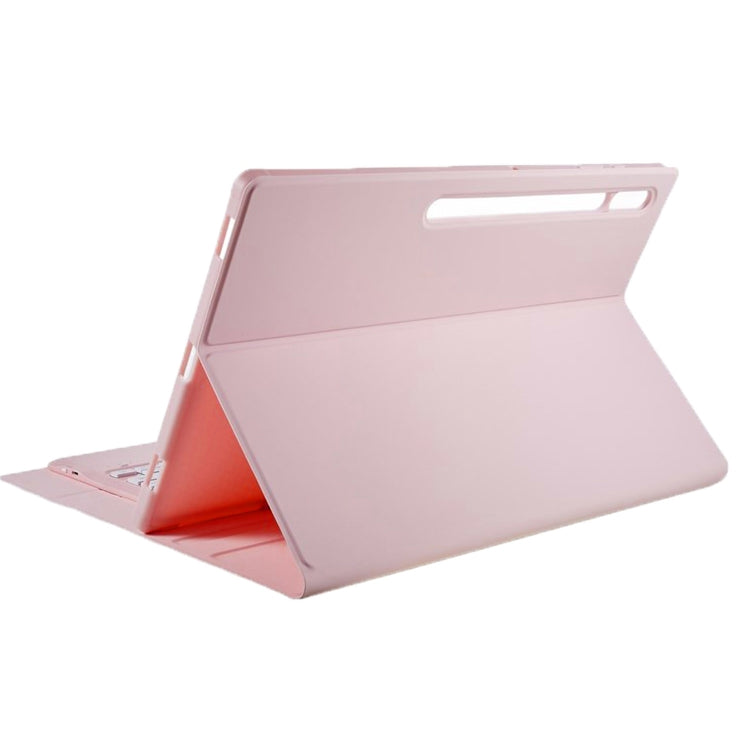 For Samsung Galaxy Tab S10 Ultra A910B-A Touch Pad Detachable Bluetooth Keyboard Leather Tablet Case