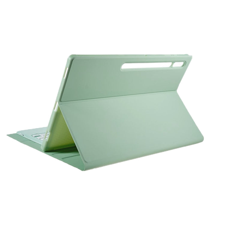 For Samsung Galaxy Tab S10 Ultra A910B-A Touch Pad Detachable Bluetooth Keyboard Leather Tablet Case