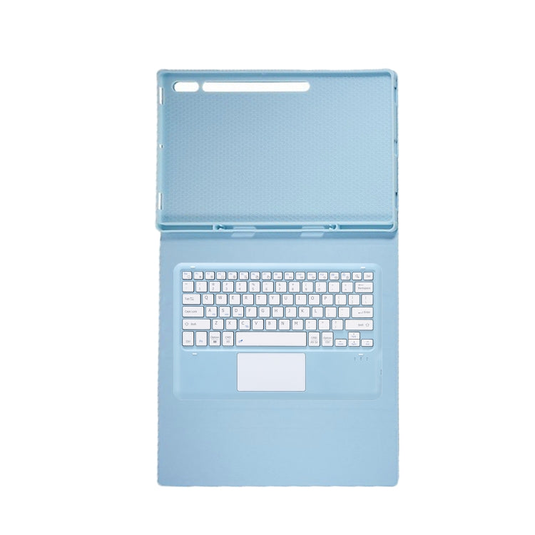 For Samsung Galaxy Tab S10 Ultra A910B-A Touch Pad Detachable Bluetooth Keyboard Leather Tablet Case