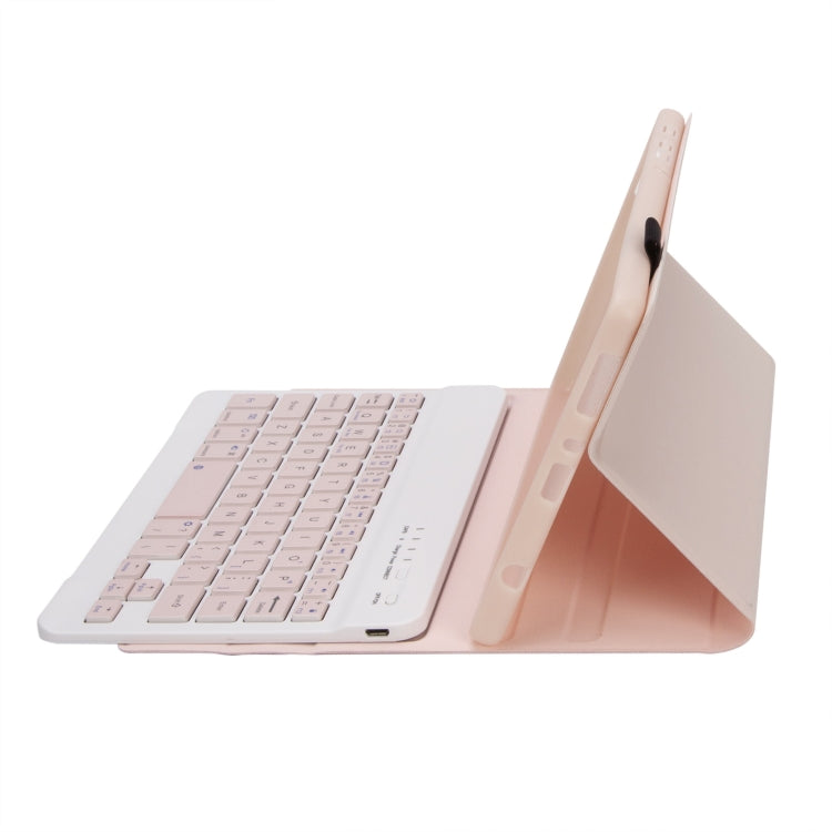 For Redmi Pad SE 8.7 A0N12 TPU Ultra-thin Detachable Bluetooth Keyboard Tablet Leather Case