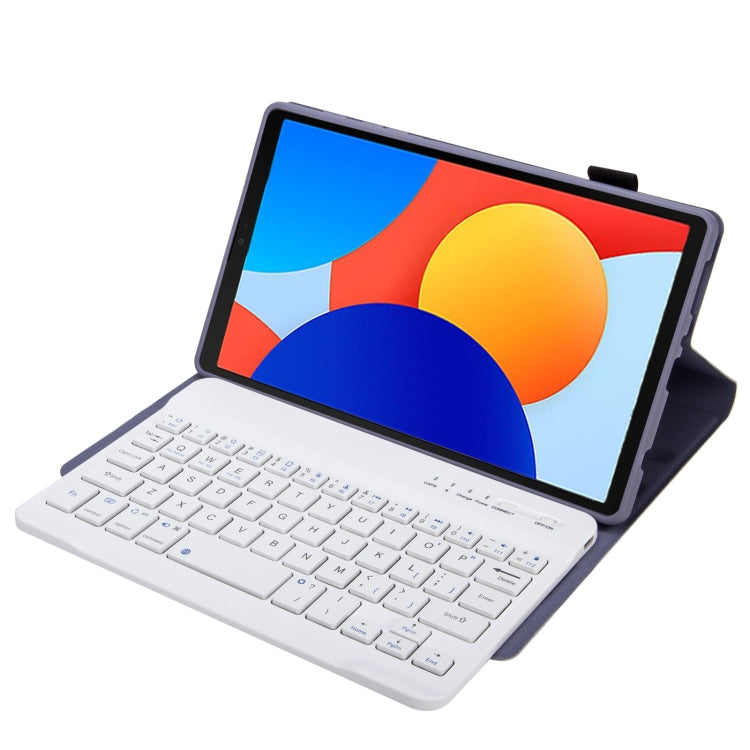 For Redmi Pad SE 8.7 A0N12 TPU Ultra-thin Detachable Bluetooth Keyboard Tablet Leather Case