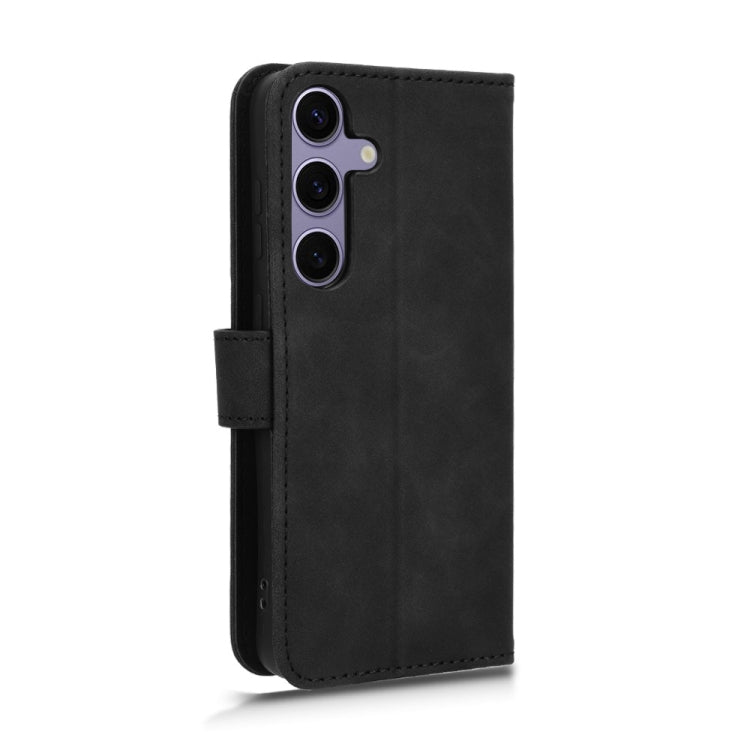 For Samsung Galaxy S24 FE 5G Skin Feel Magnetic Flip Leather Phone Case