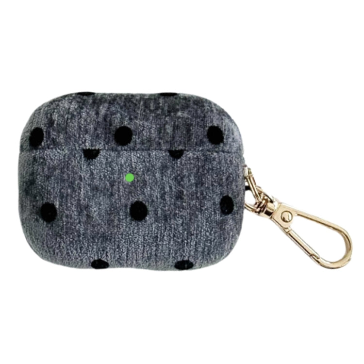 For AirPods 4 Velvet Cloth + PC Headset Shockproof Case