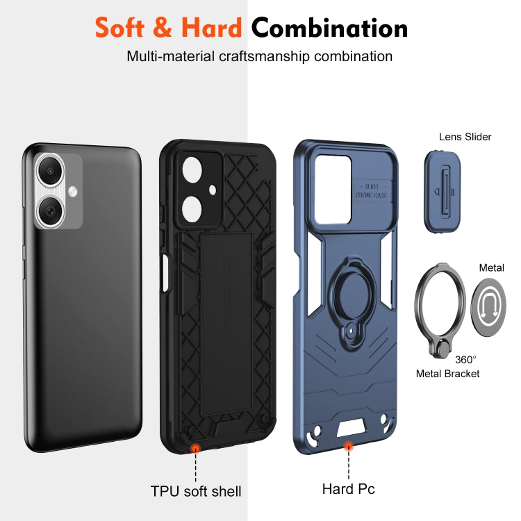 For Samsung Galaxy A06 Camshield Ring Holder Phone Case