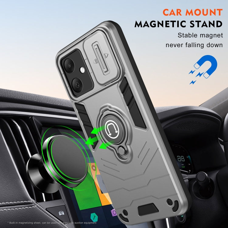 For Samsung Galaxy A06 Camshield Ring Holder Phone Case
