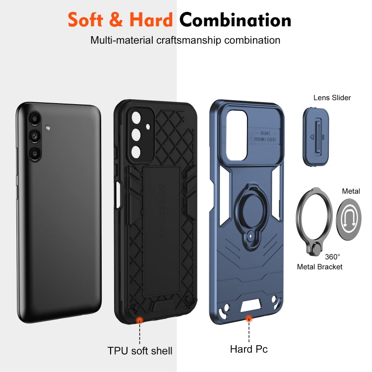 For Samsung Galaxy A16 5G Camshield Ring Holder Phone Case