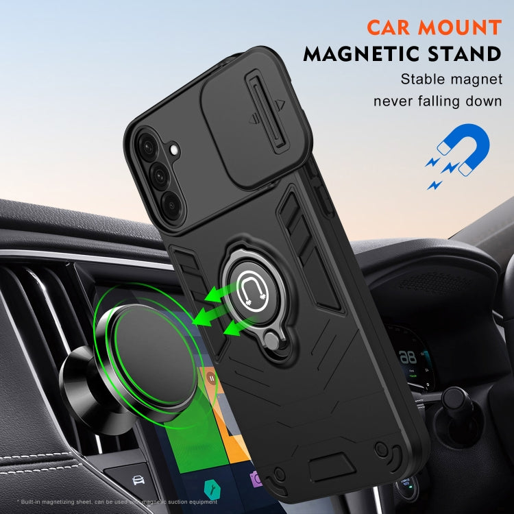 For Samsung Galaxy A36 Camshield Ring Holder Phone Case