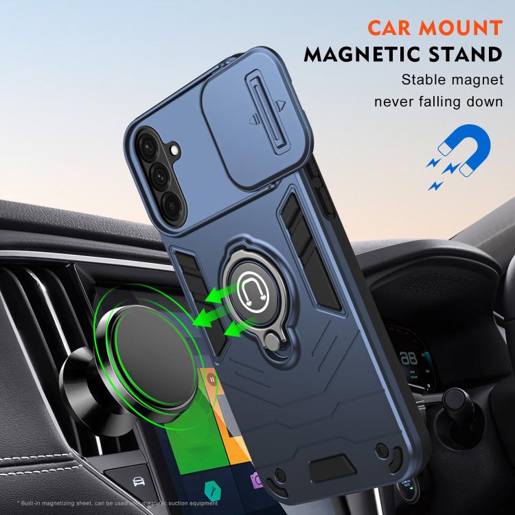 For Samsung Galaxy A26 5G Camshield Ring Holder Phone Case