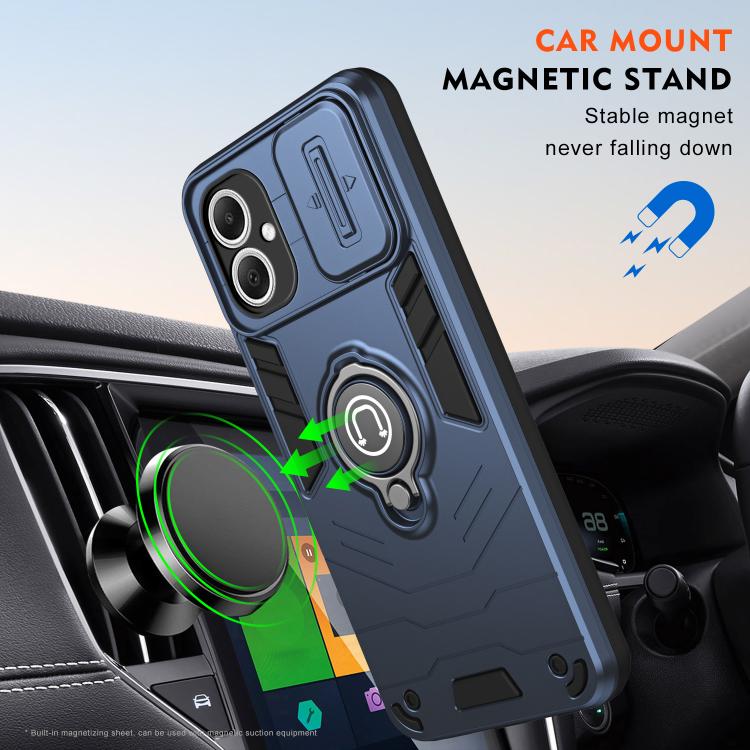 For Samsung Galaxy A06 5G Camshield Ring Holder Phone Case