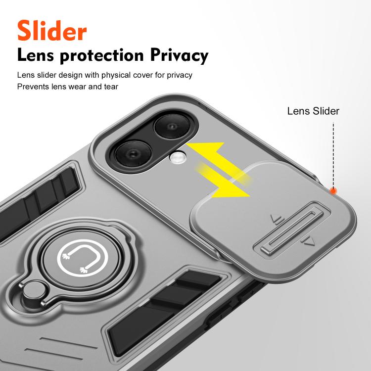 For Samsung Galaxy A07 4G Camshield Ring Holder Phone Case