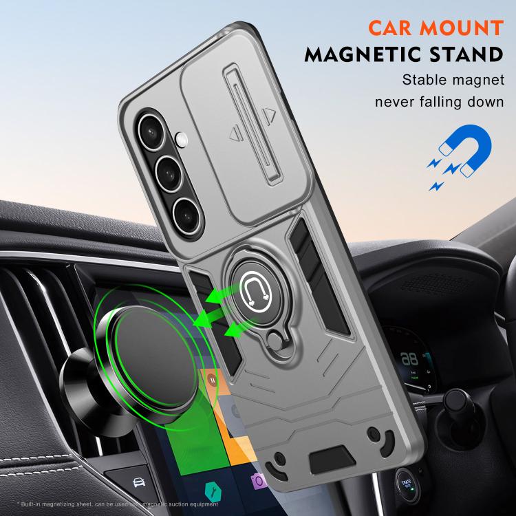 For Samsung Galaxy S25 FE 5G Camshield Ring Holder Phone Case