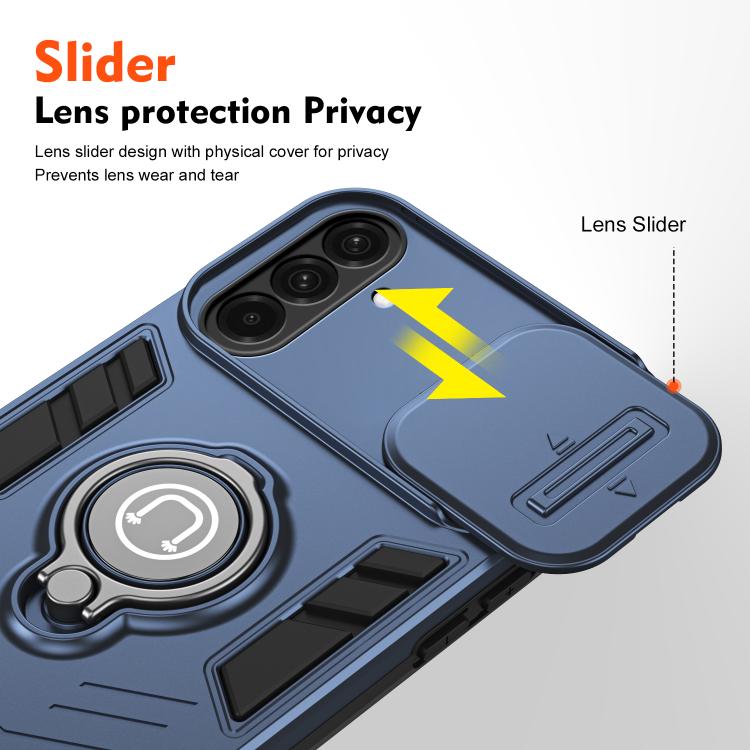 For Samsung Galaxy A37 5G Camshield Ring Holder Phone Case