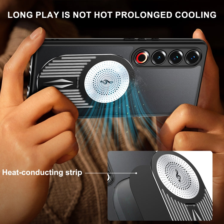For Meizu 21 Pro Heat Dissipation Aromatherapy MagSafe Holder Phone Case