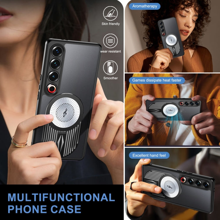For Meizu 21 Pro Heat Dissipation Aromatherapy MagSafe Holder Phone Case