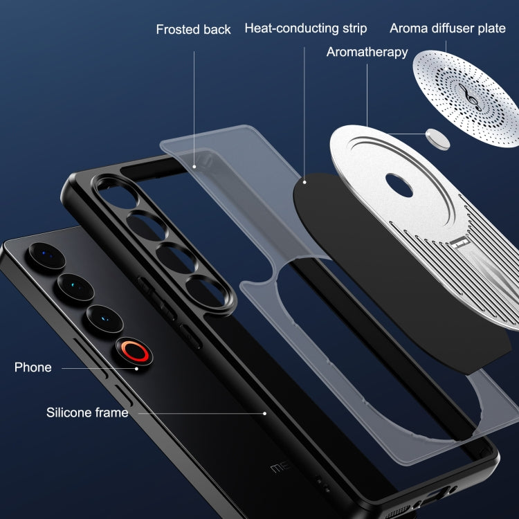 For Meizu 21 Pro Heat Dissipation Aromatherapy MagSafe Holder Phone Case
