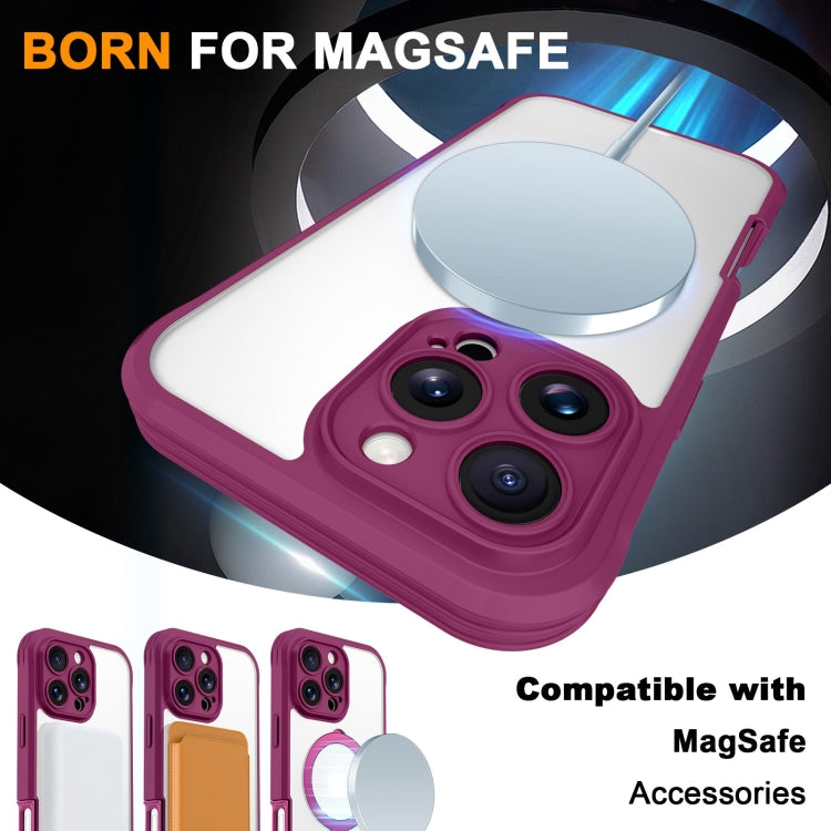For iPhone 16 Pro Max Skin Feel MagSafe Holder 360 Full Body Phone Case
