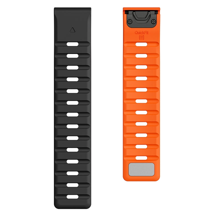 For Garmin 22mm Magnetic Quick Release Silicone Watch Band