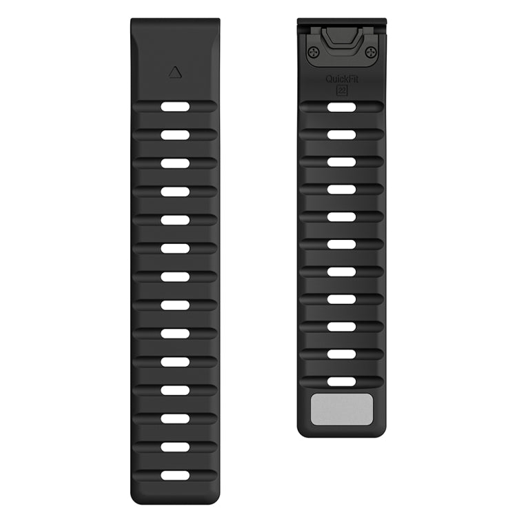 For Garmin 26mm Magnetic Quick Release Silicone Watch Band