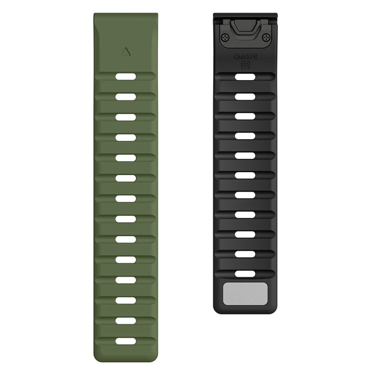 For Garmin 26mm Magnetic Quick Release Silicone Watch Band