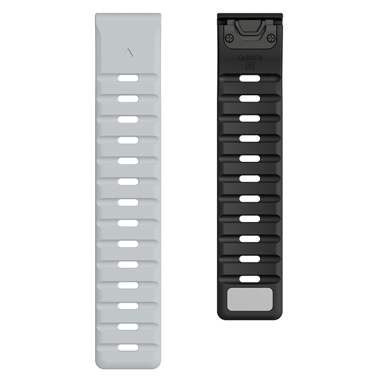 For Garmin 26mm Magnetic Quick Release Silicone Watch Band