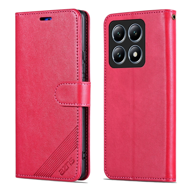 For Xiaomi 14T AZNS Sheepskin Texture Flip Leather Phone Case