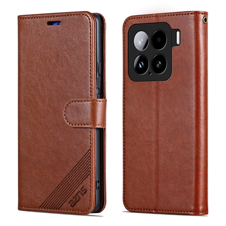 For Xiaomi 15 AZNS Sheepskin Texture Flip Leather Phone Case