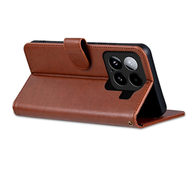 For Xiaomi 15 AZNS Sheepskin Texture Flip Leather Phone Case