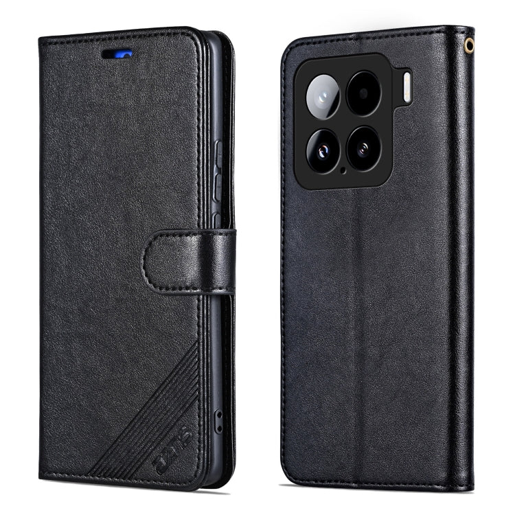 For Xiaomi 15 AZNS Sheepskin Texture Flip Leather Phone Case