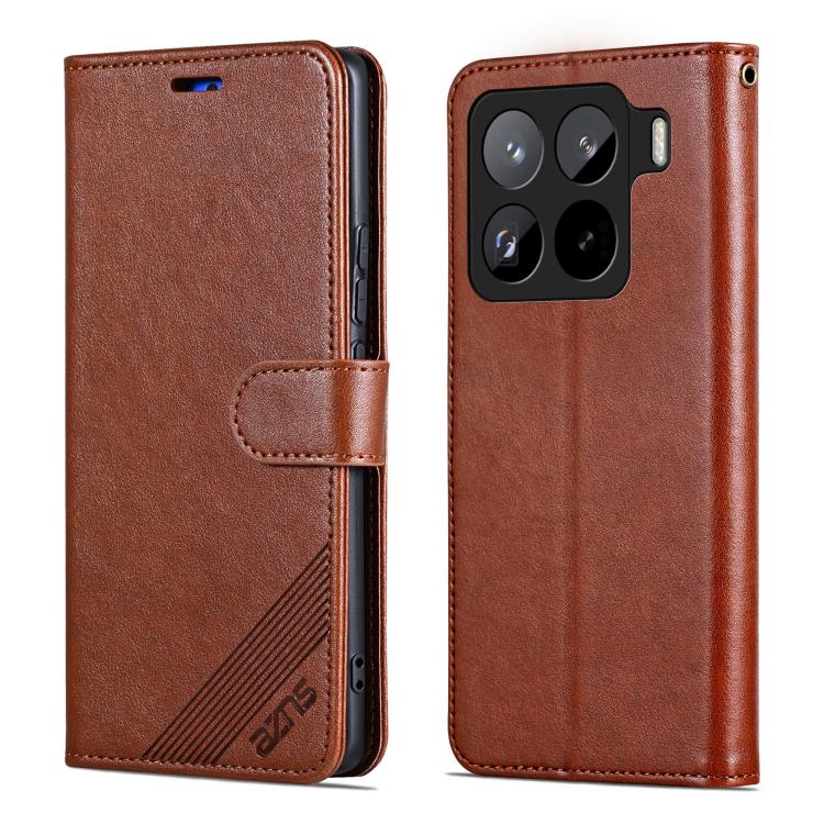 For Xiaomi 15 Pro AZNS Sheepskin Texture Flip Leather Phone Case