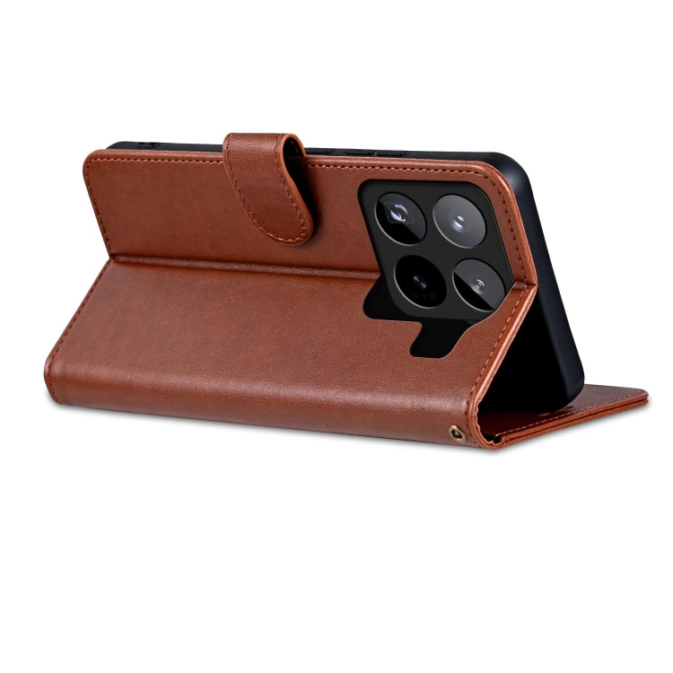 For Xiaomi 15 Pro AZNS Sheepskin Texture Flip Leather Phone Case