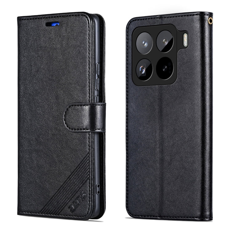 For Xiaomi 15 Pro AZNS Sheepskin Texture Flip Leather Phone Case